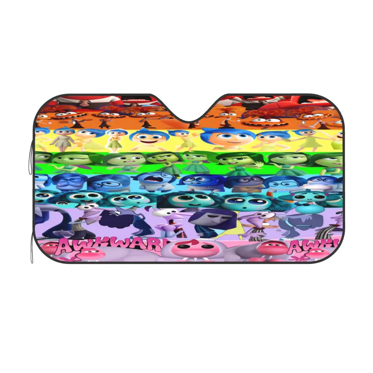 

Солнцезащитный экран для лобового стекла автомобиля Insides O-Out, из алюминиевой фольги и полиэстера, с защитой от УФ-излучения, складной, для переднего стекла автомобиля.