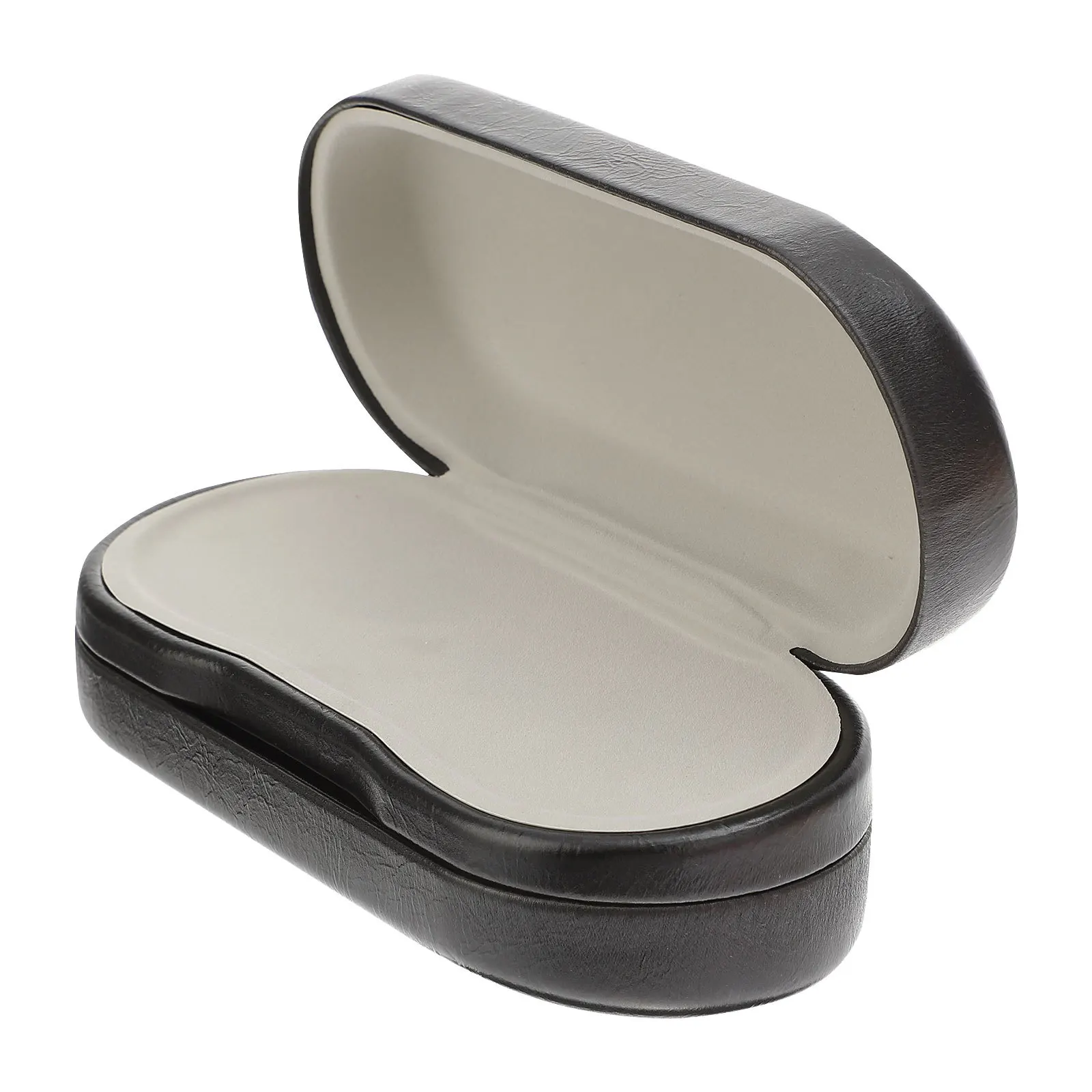 

Glasses Case Pu Hard Shell Double Eyeglass Box Portable Sunglasses Holder For Home Travel Dual Use Eyewear