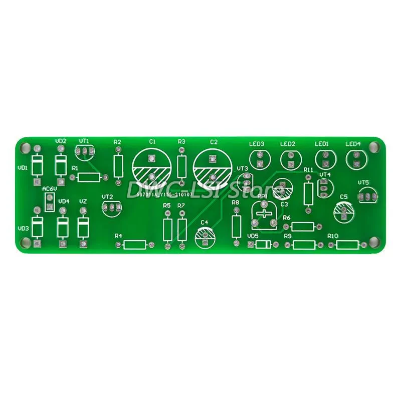 Four-way Breathing Lamp Circuit LED Flashing Lamp Electronic Product Installation And Debugging Taching Training Welding kit DIY