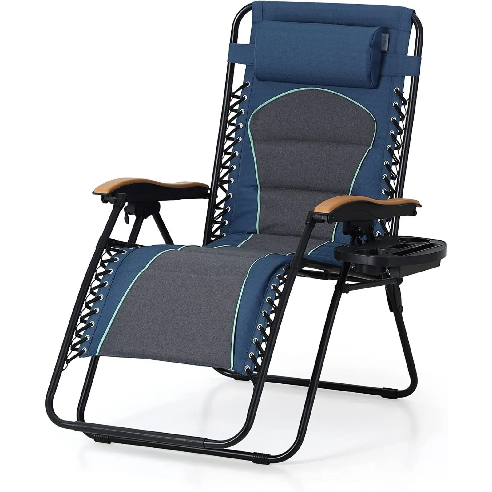 

Oversize Zero Gravity Lounge Chair Adjustable Recliner with Cup Holder Outdoor United States