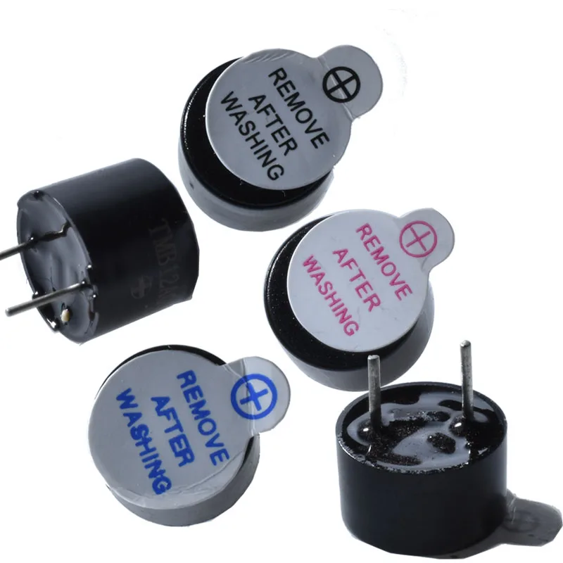 10PCS all-in-one 12*9.5 Active Buzzer TMB12A05 12A03 12A12 DC Long sound 3V/5V/12V