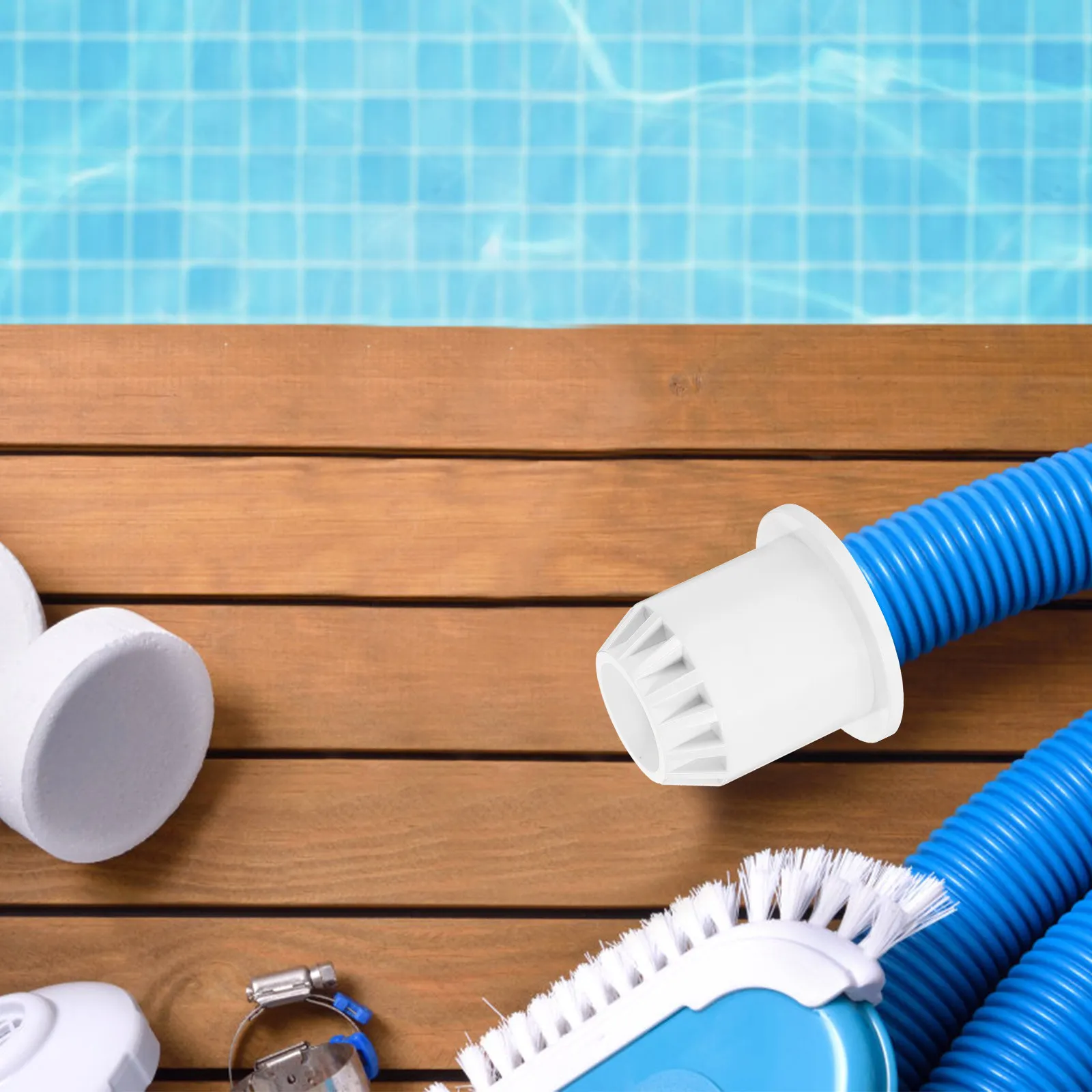 

2 шт. адаптера для шлангов из мягкого ПВХ, надежная замена шлангов для бассейнов, высокая прочность, простая установка, для комплектующих для бассейнов