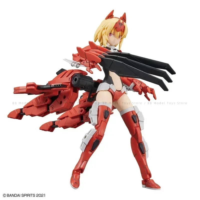 In Stock Bandai Original Anime Figure SIS-Gc69r ALKA CARTI Mobile Suit Girl Action  Toys for Kids Gift Collectible Model