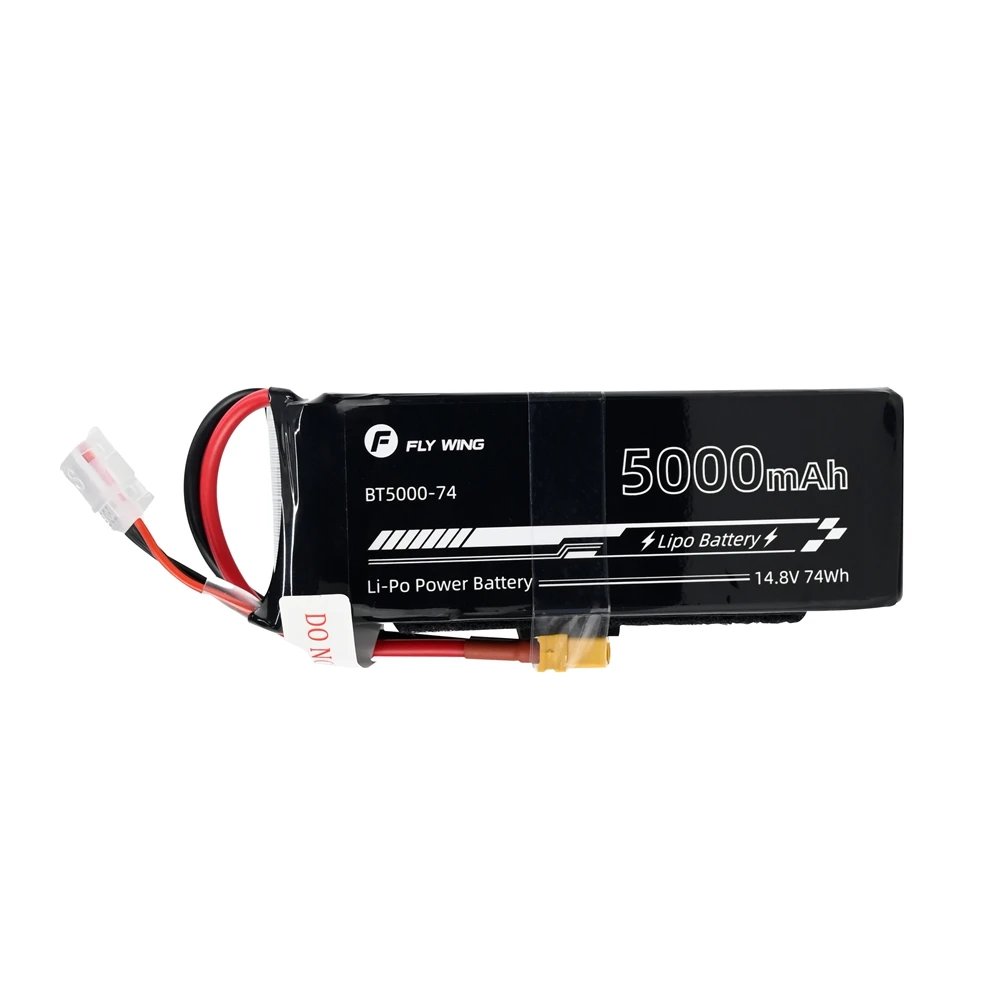 

Original Fly Wing 4S 14.8V 40C 5000mAh Li-Poly Battery For FW450 FW450L V2.5 V3 6CH 450 Remote Control Electric RTF RC Helicoper