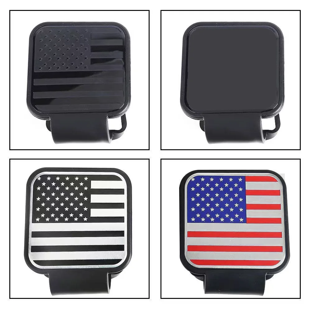 2/1PC Trailer Hitch Receiver Cover Plug Waterproof Trailer Hitch Cover Dustproof 2 Inch Receiver Auto Square Plug Tow Hook Cover