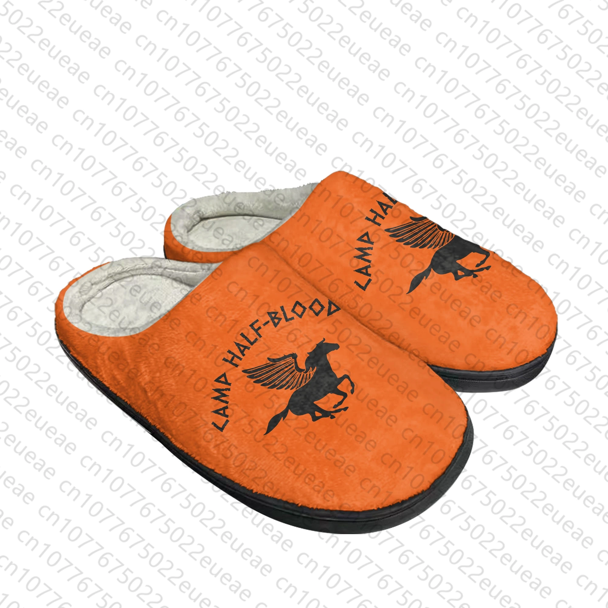 Camp Half Blood Percy Jackson Home Cotton Slippers Mens Womens Plush Bedroom Casual Keep Warm Shoes Indoor Customized Shoe