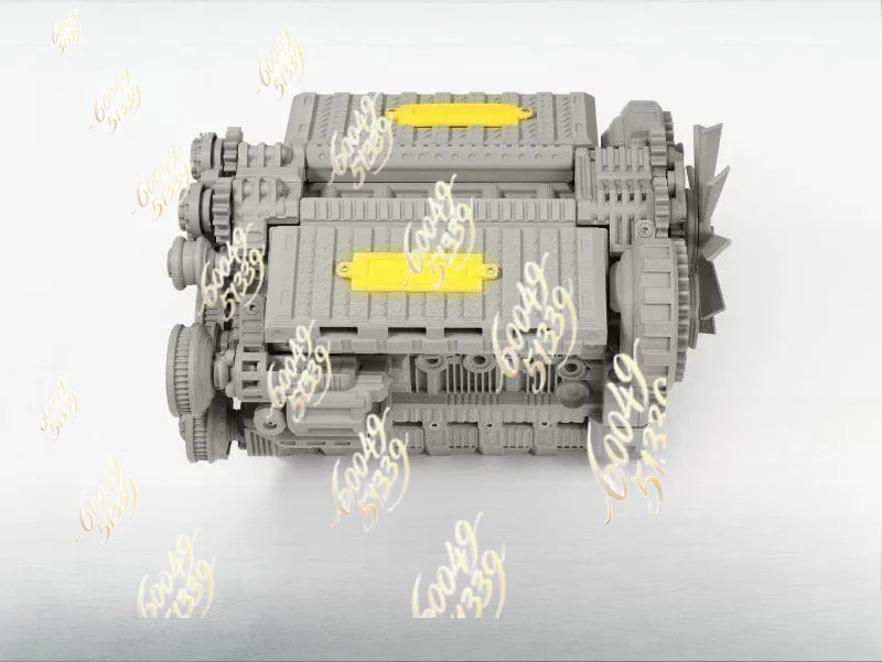 Suitable for Tuozhu Flame Fox V8 Engine Maker Treasure Creative 3D Printing Model Component ZH042