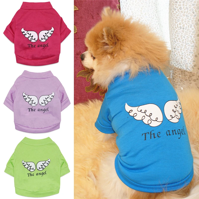 Spring Summer Pet Dog Vest Clothes Soft Puppy Cat Clothing for Small Dogs Cats Yorkshire Terrier Shih Tzu Shirts Pet Dog T-shirt