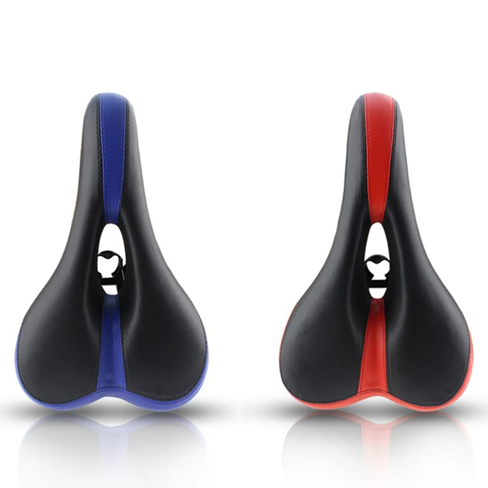 

Mountain Bike Seat for Women Extra Wide Bicycle Cushion Pad Comfortable Blue Child