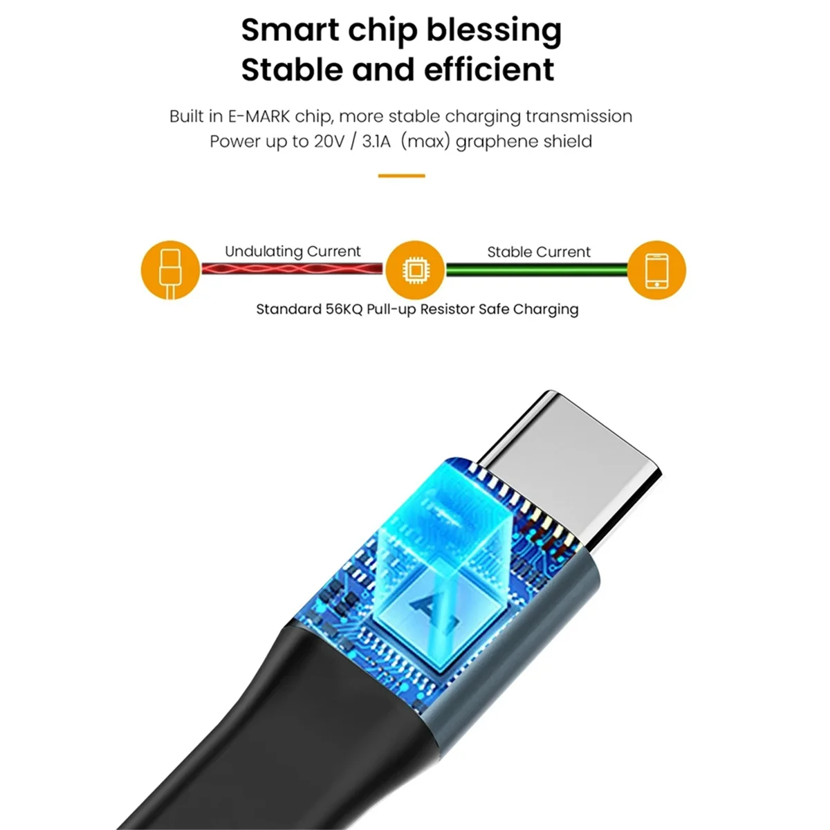 USBタイプCからタイプCへのケーブル,ミニキーチェーン,ポータブル急速充電,タイプCデバイス用の短いデータケーブル,pd65w