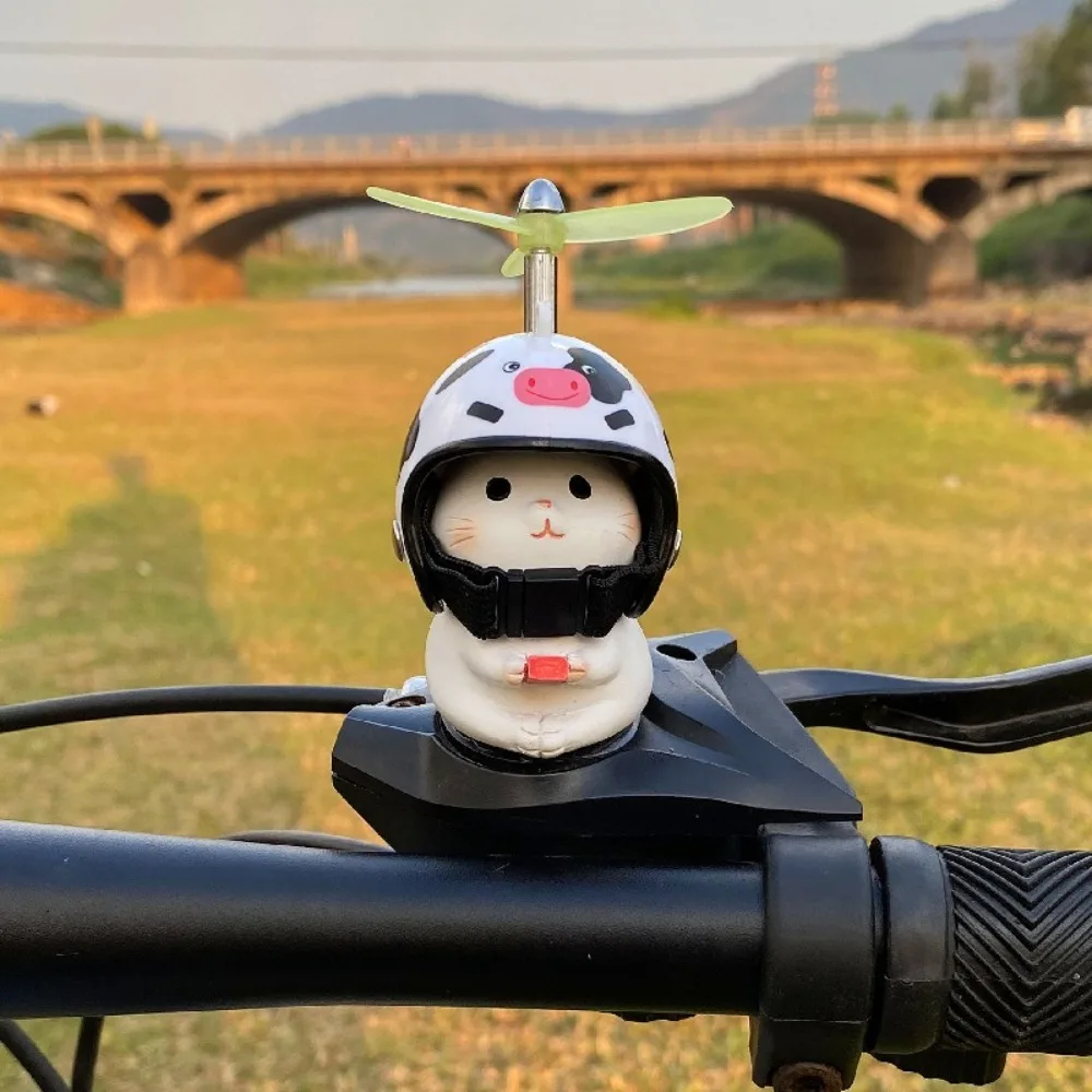 مع ضمادة هريرة المقود زخرفة معدات ركوب الخيل لعبة دراجة نارية ركوب صنبور ديكور الخيزران اليعسوب الدراجة الملحقات #2