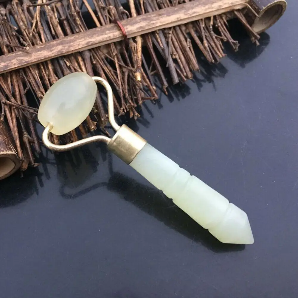 หยกหินคอ Face Roller Guasha คณะกรรมการ Body เครื่องมือนวดหน้า