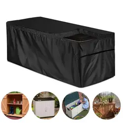 3 Size Outdoor Furniture Protective Cover Garden Deck Box Cabinet Cover Waterproof Durable Storage Bag Dust-proof UV Resistant