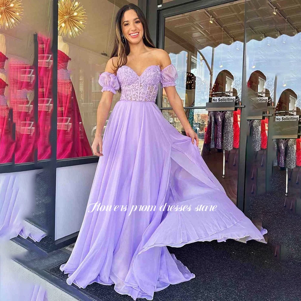 ชุดเดรสออกงานปาร์ตี้ทรงเอไลน์ ชุดราตรีเปิดไหล่ ประดับลูกไม้ ชุดราตรีงานกาล่า ผ้าชีฟอง สำหรับผู้หญิง รับตัดตามสั่ง