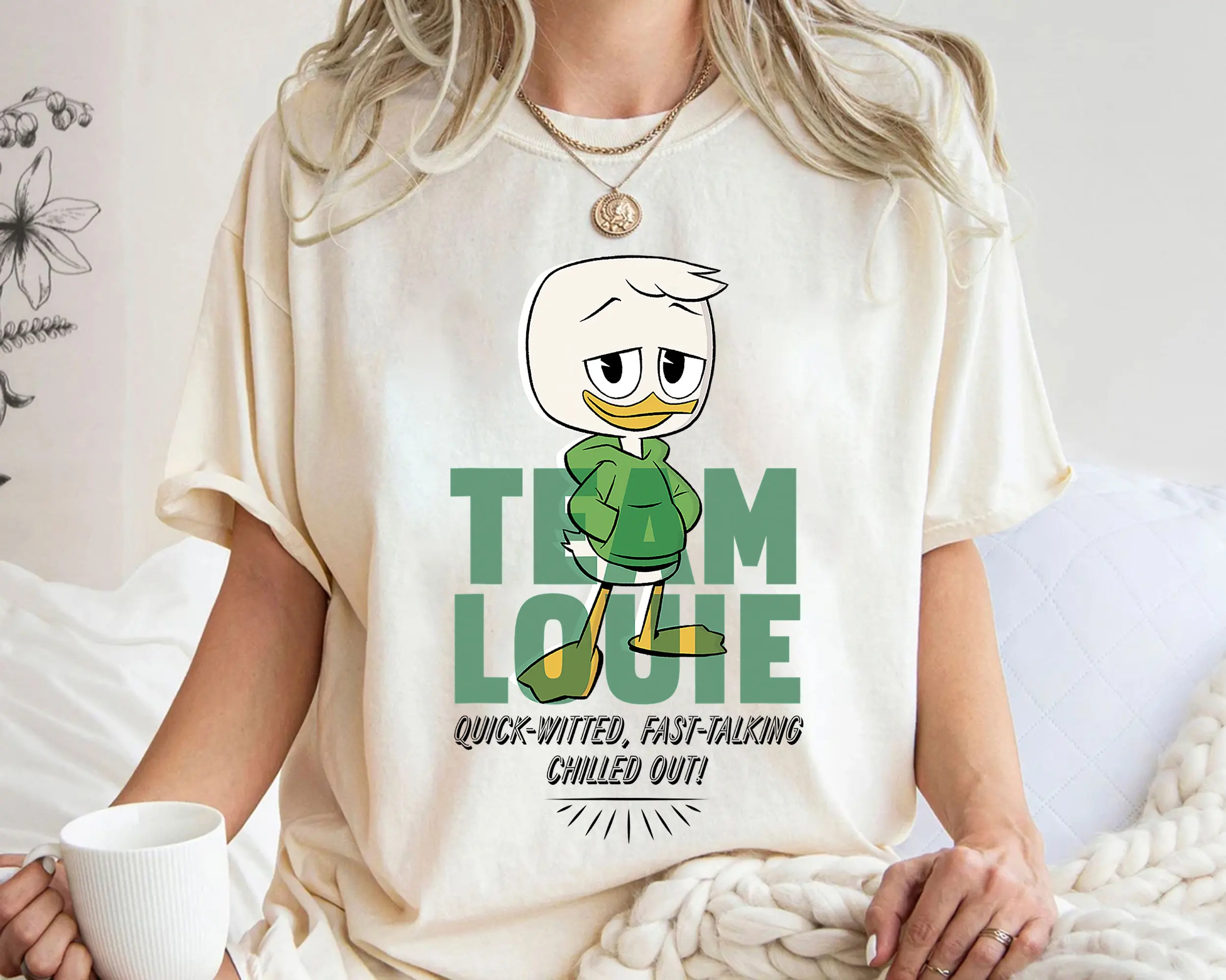 تي شيرت Disney DuckTales Team Dewey، Team Huey، Team Louie Team Webby، قميص شخصيات DuckTales قميص مجموعة عائلة Disneyland