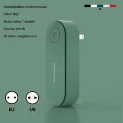Portable Air Purifier Anion Filter Plug-in Negative Ion Generator Smoke Remover Odor Eliminator Cleaner for Home Office