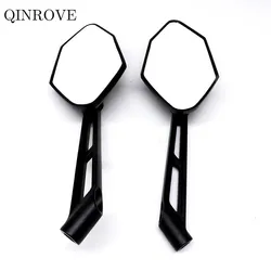 Motorcycle Rearview Mirror 8 10MM Aluminum Alloy ABS Side Mirror Universal For CFMOTO 250NK 450NK SYM Bajaj Dominar Pulsar NS200