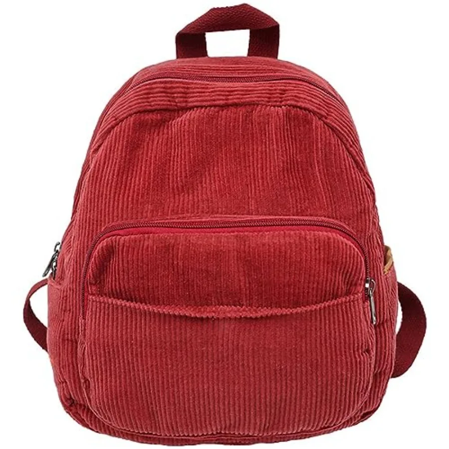 

Маленький вельветовый рюкзак-сумочка для женщин - винтажный мини-рюкзак в стиле кэжуал