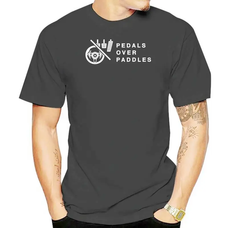 

Pedals Over Paddles Save The Manuals T Shirt Basic Spring Autumn Cool Basic Solid Design S-3xl Cute Tee Shirt Shirt