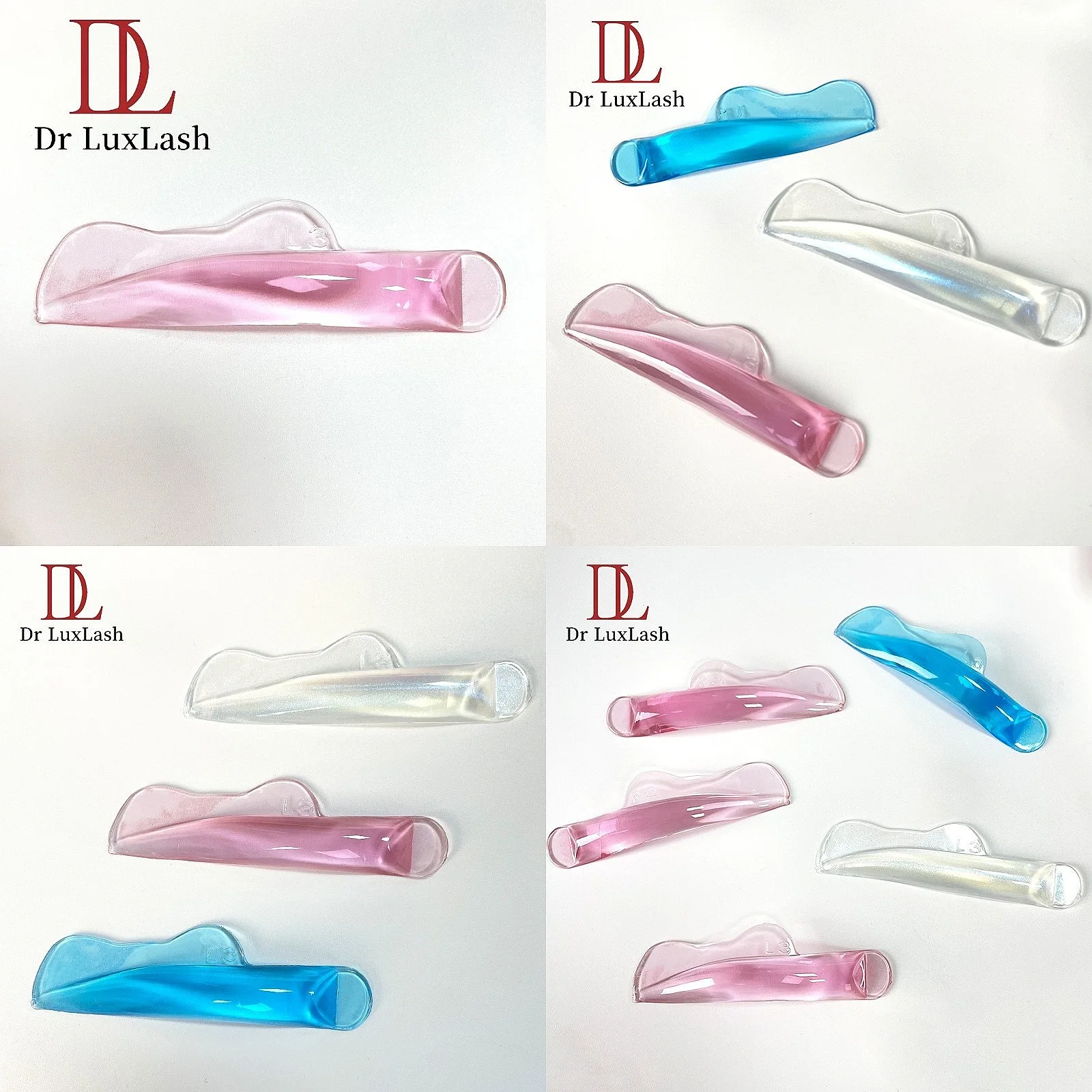 High Quality Soft Gel Lifting Pads for Eyelash Perm No Glue Lash Lifting Shields salons Reusable Self Sticky Lash Lift Pad