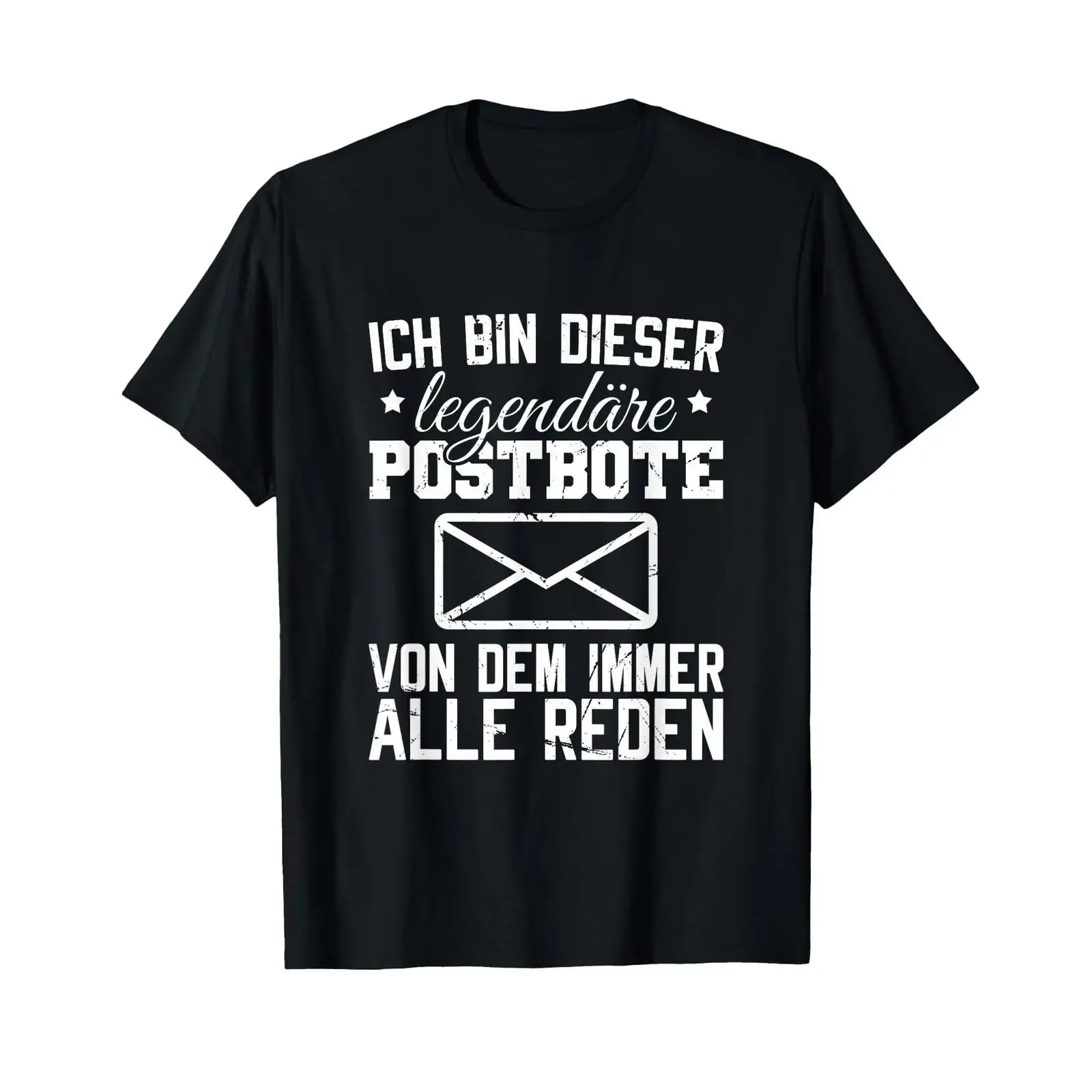 Herren Postman T-Shirt Vintage Gewaschen Atmungsaktiv Bequem Vielseitig Unisex Lässig Grafik Leicht Dehnbar