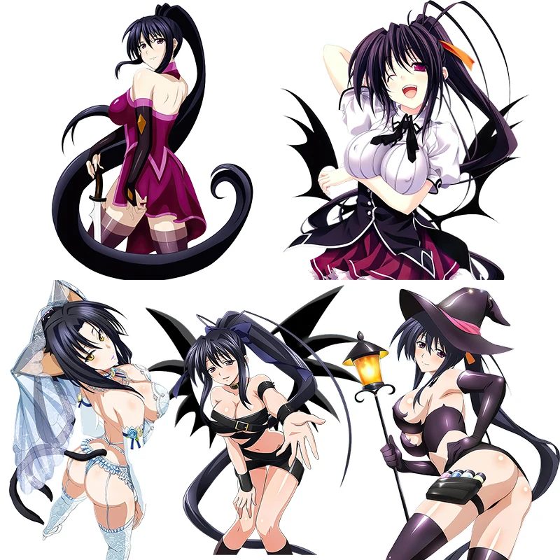 Three Ratels CDM393 High School D×D Himejima Akeno Personalized anime sticker for home decoration laptop decals