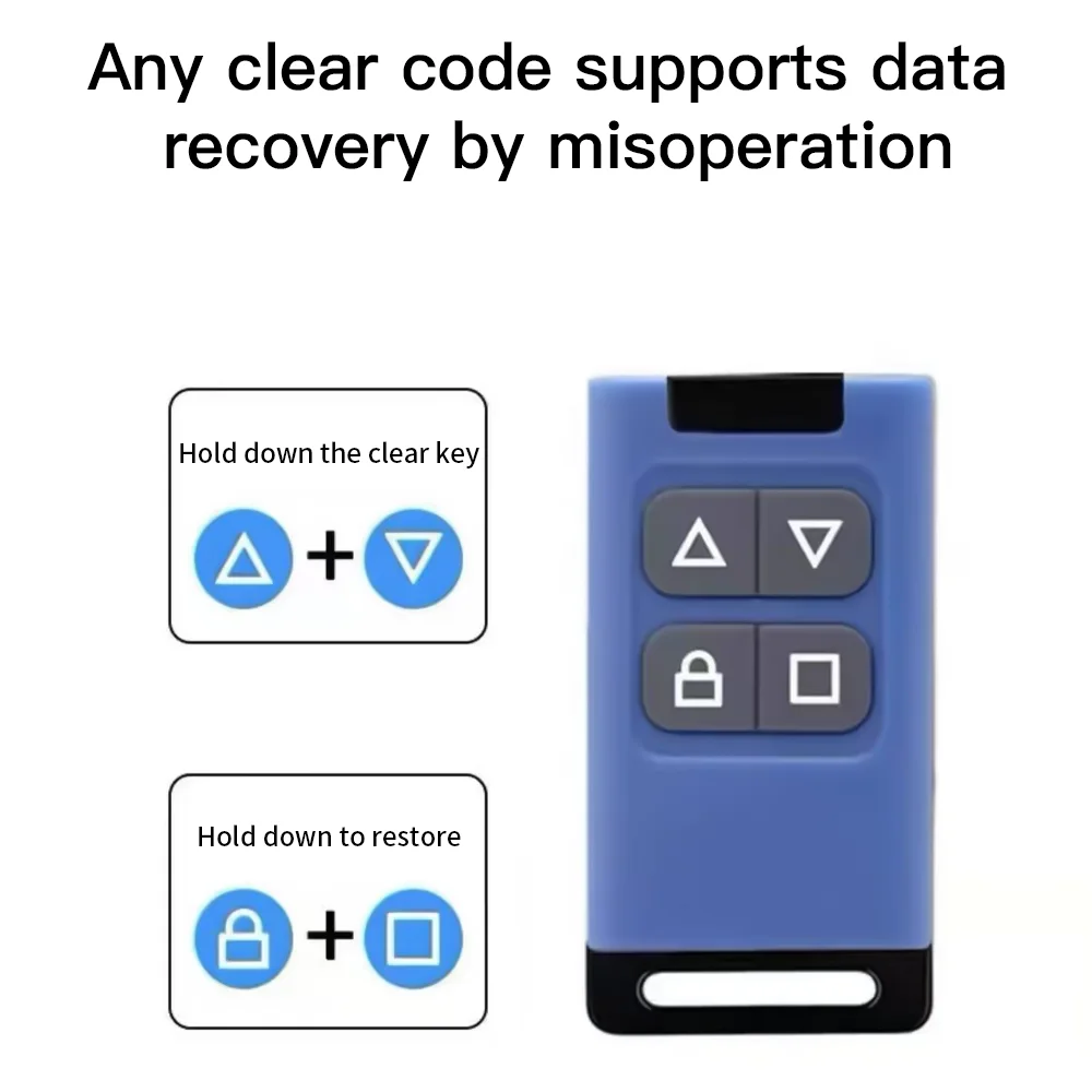 433MHz Copy Remote Control replication garage flap door four button wireless remote door opener replication universal