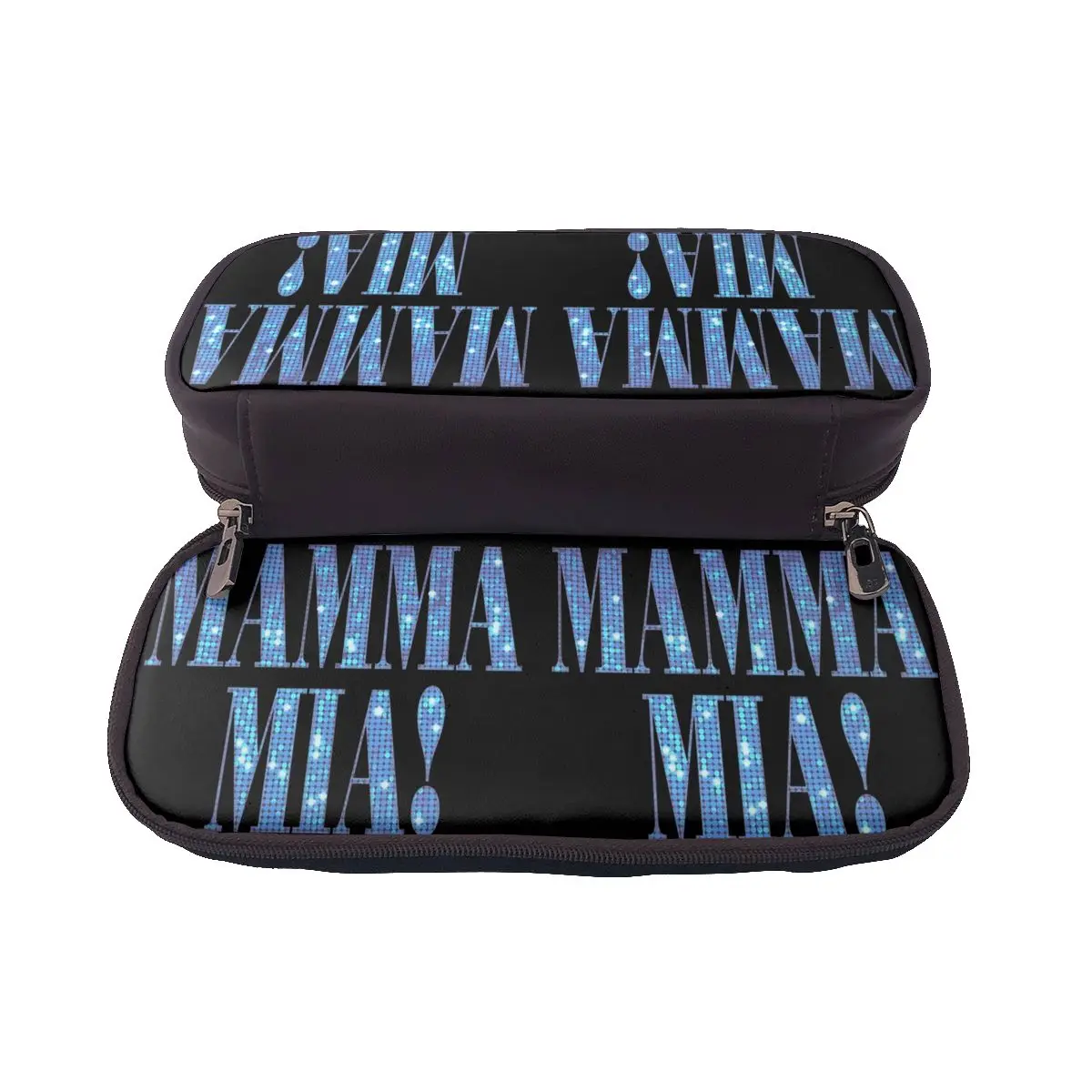 

Mamma Mia -disc Leather Pencil Case for Studen Gifts Pen Box Pencil Bag Stationery Supplies Pen Holder Bag