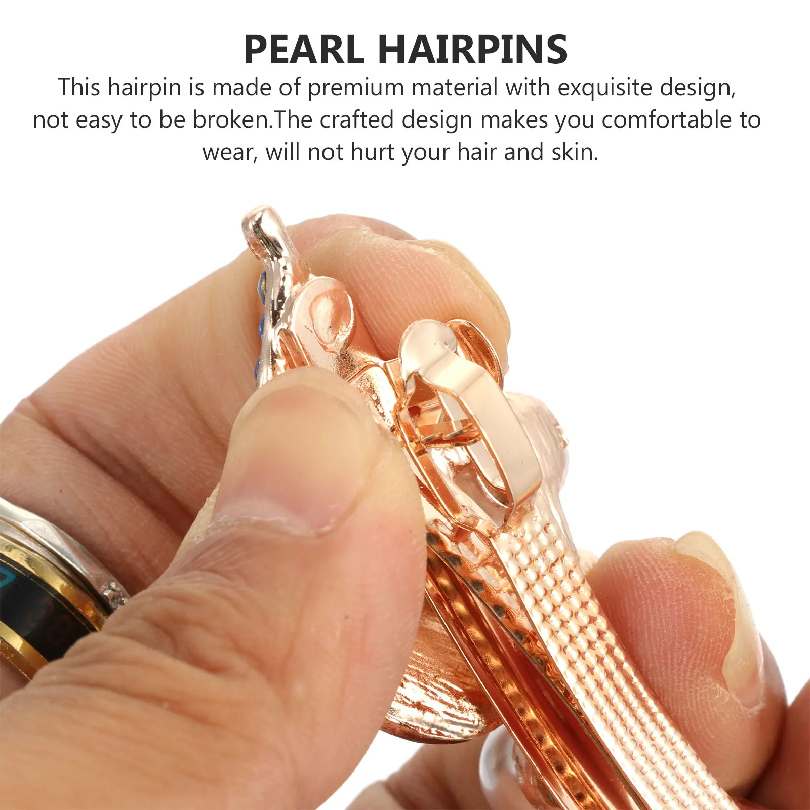

2Pcs Bowknot Hair Clips Alloy Rhinestone Hairpins Elegant Wedding Party Accessories