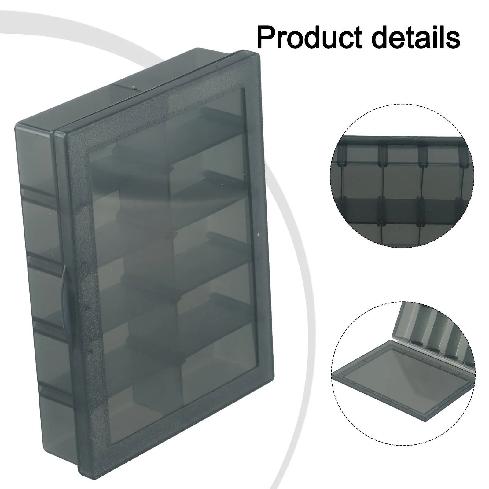 1 Pcs Lightweight Plastic Parts Organizer Box Designed For Screws Bolts Drill Bits And Electronic Component Storage