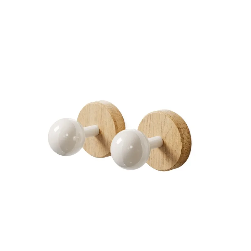 Hook behind the bathroom door, no punching wall hanging, strong load-bearing on the wall, hanging clothes viscose hook