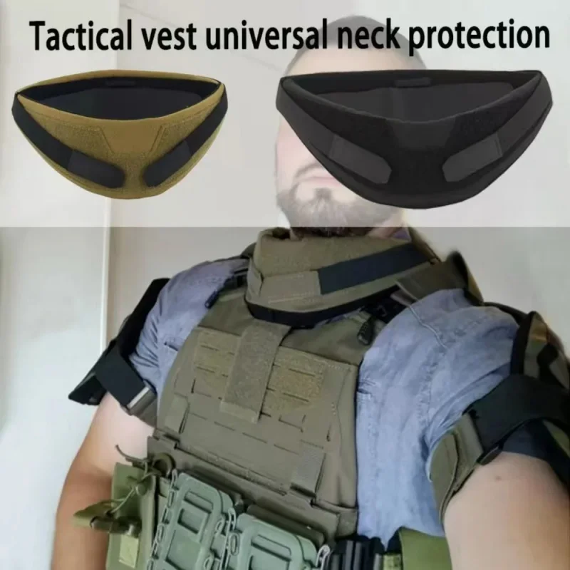 Тактический жилет с универсальной защитой воротника для спортивной охоты и тренировок, защита шеи совместима с JPC FCSK 6094 CPC и др.
