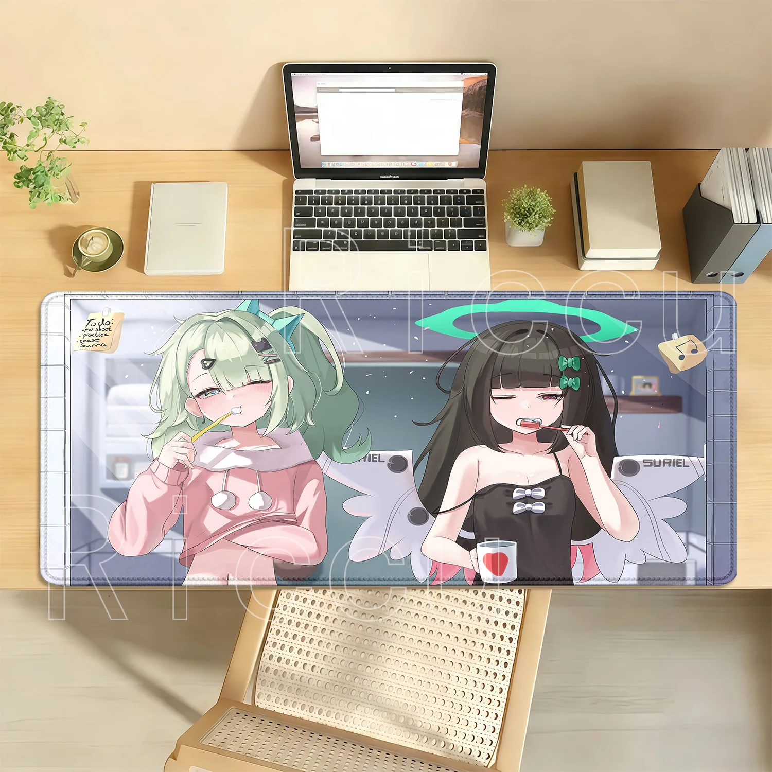 Sunna Aria Nangong Yu Angels of Delusion AOD Mouse Pad PC Keyboard Mousepad Zenless Zone Zero ZZZ Overlock HD Printing Desk Mat