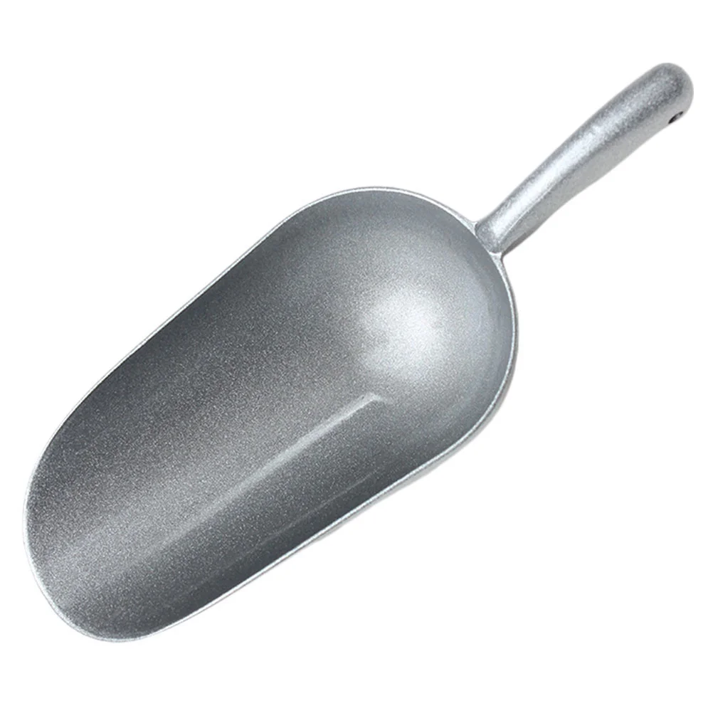 

Ice Machine Food Scoop Flour Tea Metal Rice Silver Kitchen Tool Multipurpose