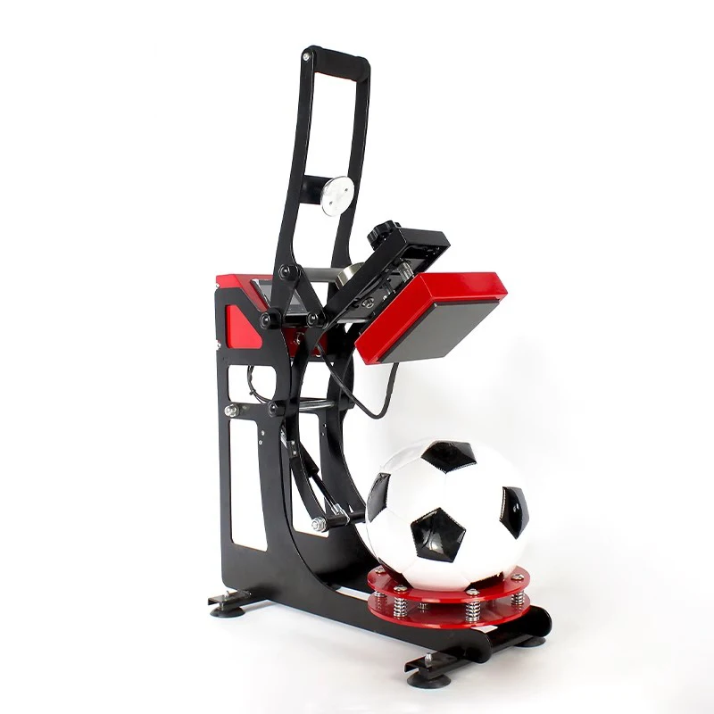 Magnetic semi-automatic circular volleyball ball printing machine Heat transfer ball printing machine