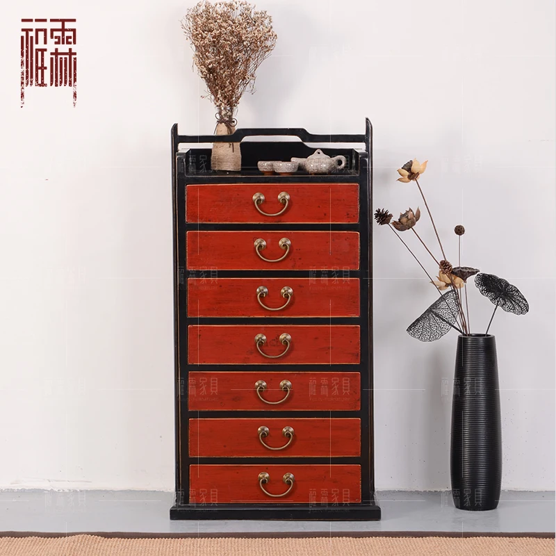 

Seven-Drawer Simple Chest of Drawers File Locker Display Corridor Cabinet