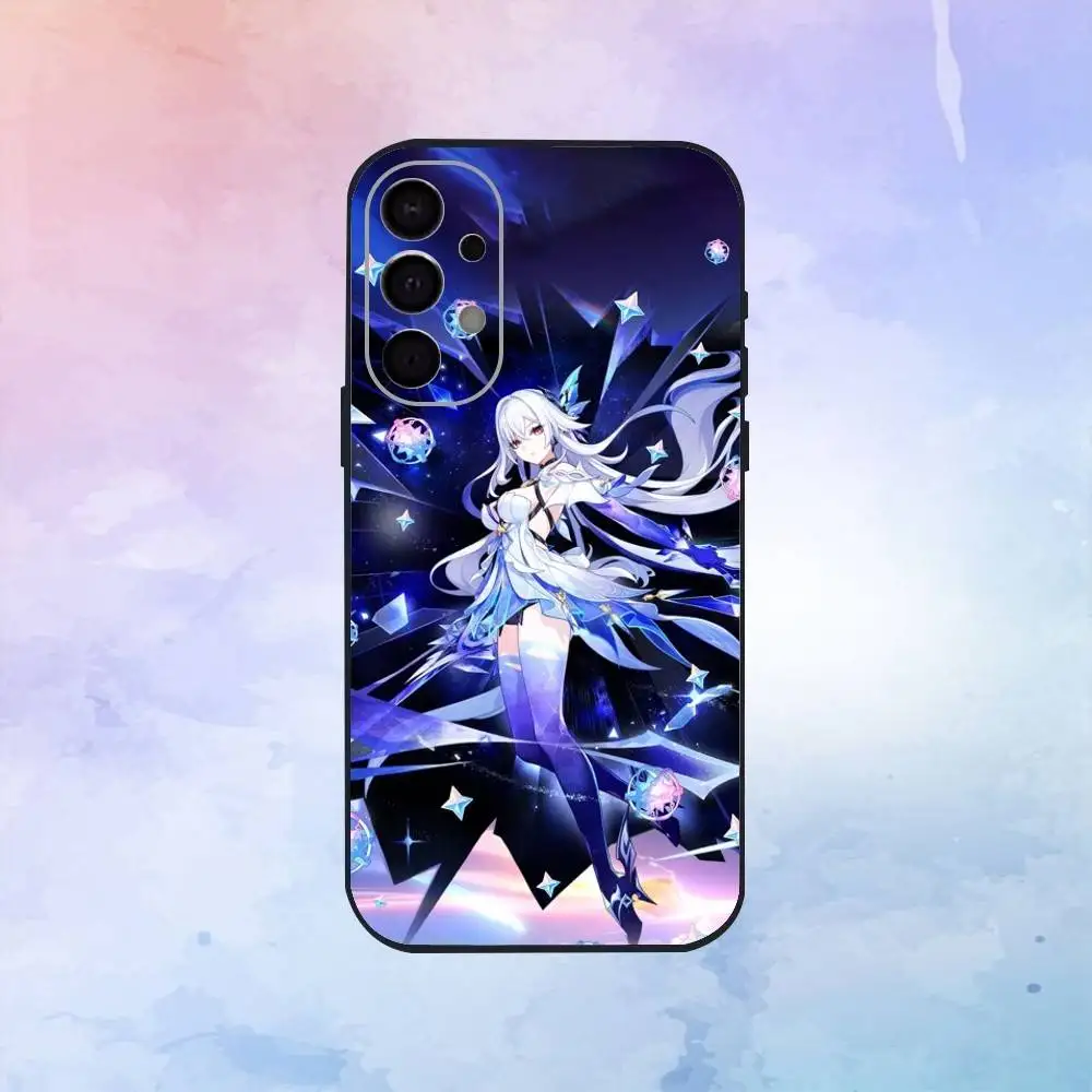 G-GENSHIN IMPACT S-Skirk Phone Case For Samsung S25,S24,S21,S22,S23,S30,Ultra,S20,Plus,Fe,Lite,Note,10,9,5G Black Cover #2