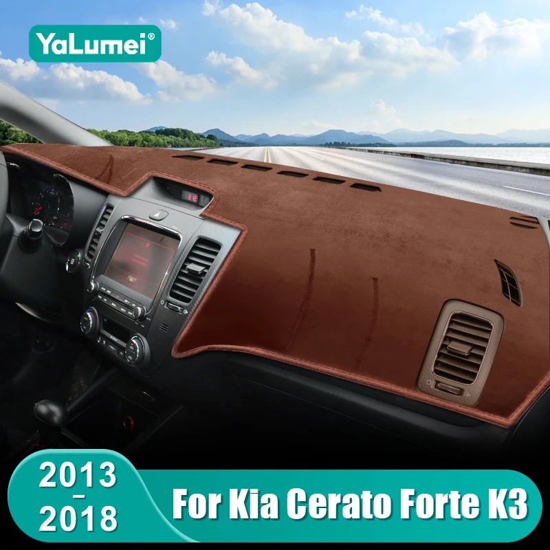 

For Kia Forte Cerato K3 2013 2014 2015 2016 2017 2018 Car Dashboard Sun Shade Cover Instrument Desk Non-slip Mat Accessories