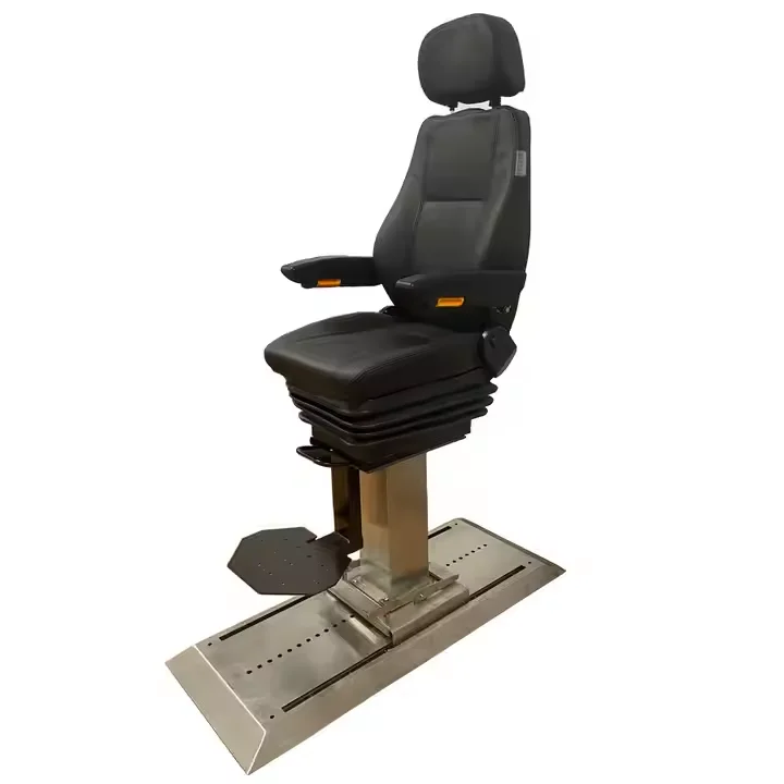 

Marine Aluminum Frame and Pu Surface Adjustable Captain Chair With Standard Railpromote sales