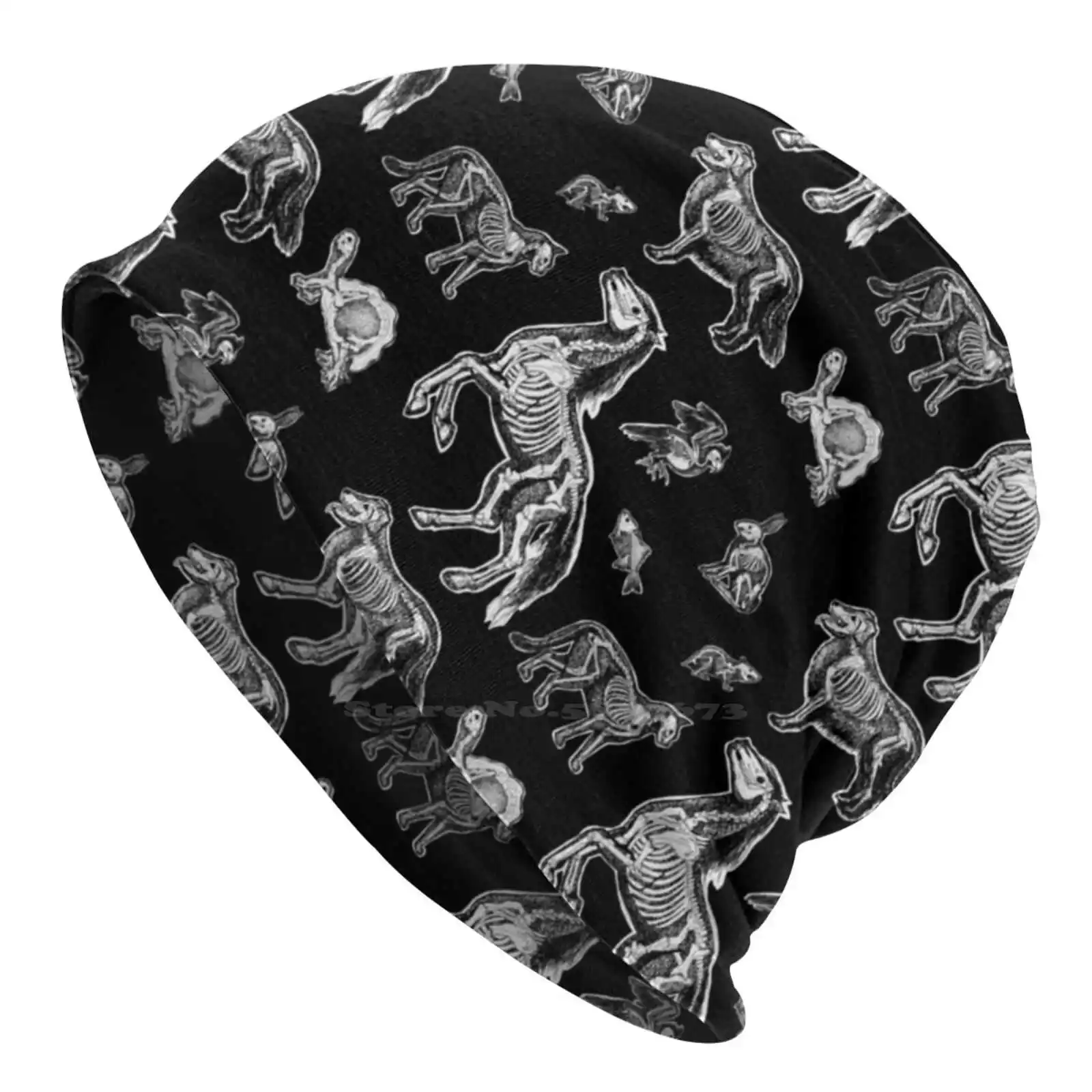 Veterinary Technician : : X-Ray Animal Bones Anatomy Knitted Hat Warm Beanie Outdoor Caps Veterinary X Ray Skeleton Animals