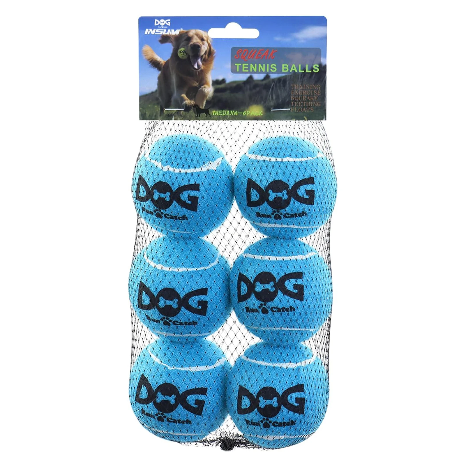 

2.5Inch Dog Natural Rubber Bouncing Balls Durable Construction Durable Pet Dog Playing Balls for Pet Training Toys