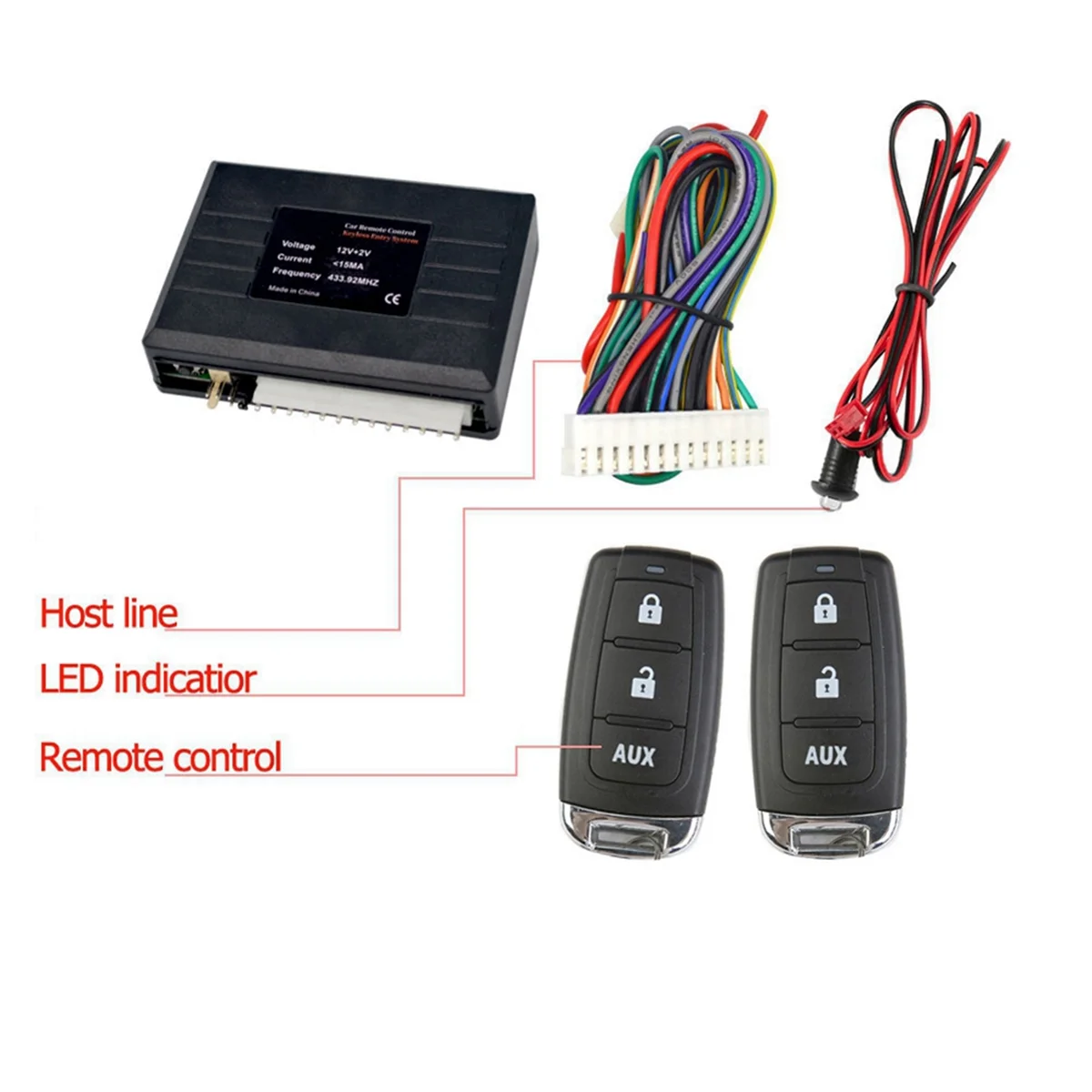 Car Remote Central Door Lock Keyless System Remote Control Car Alarm Systems Central Locking WithAuto Remote Central Kit