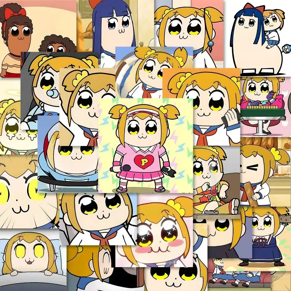 48Pcs Anime POP TEAM EPIC Stickers Decals Saiki Kusuo Sticker For Laptop Skateboard Motorcycle Stickers