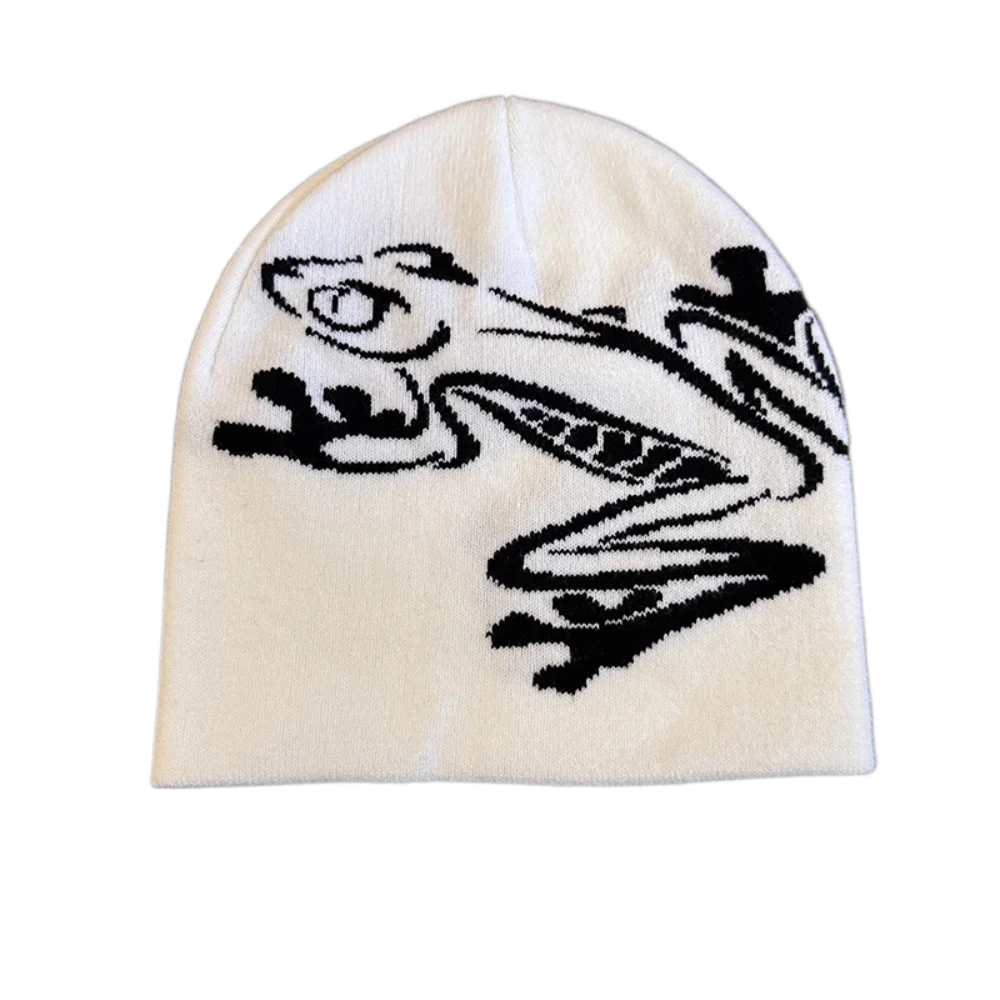 High Quality Frog Knit Hat Keep Warm Ear Protection Knitted Beanies Warmer Bonnet for Woman/Men