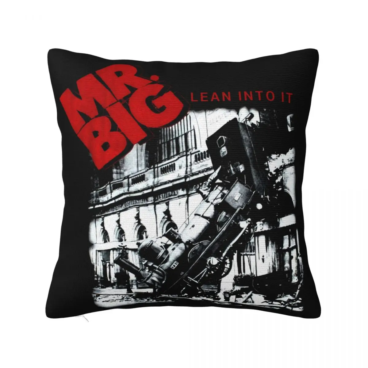 Mr Big Lean Into It Hard Rock Band Extreme Impellitteri New Black Swea Women Men Pillow Case