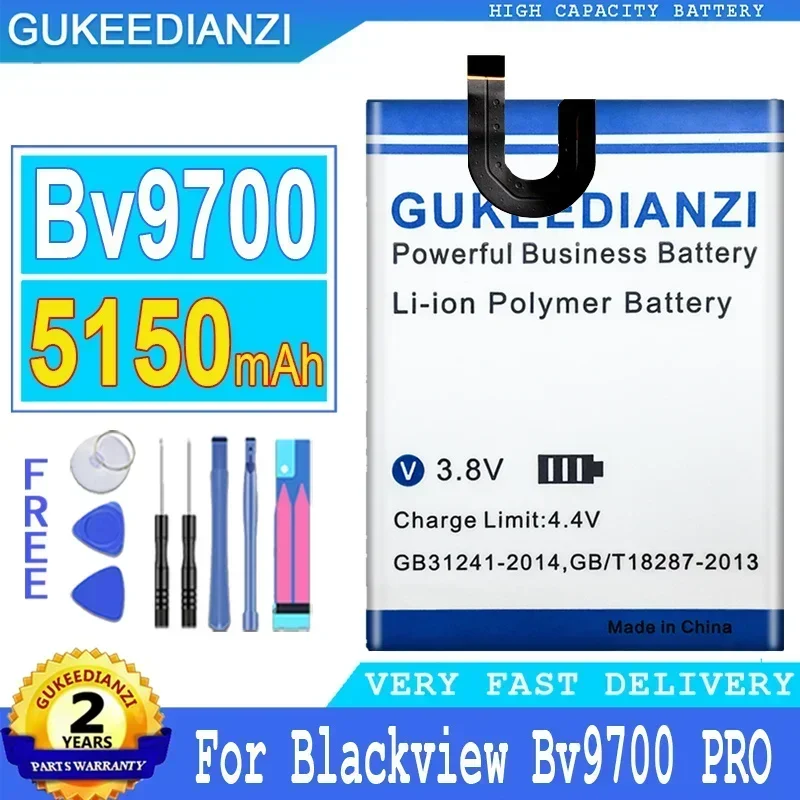 5150mAh Rechargeable Portable Battery For Blackview Bv9700 PRO Bv9700PRO Series 605872 Mobile Phone Batteries