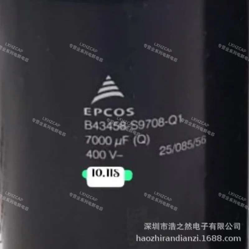 

Imported electrolytic capacitor B43458-S9708-Q1 400V7000UF 90X155 German EPCOS