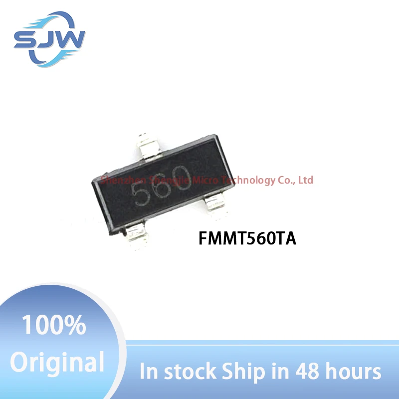 FMMT560TA silk-screen 560 encapsulation SOT-23-3 Triode (BJT) PNP transistor