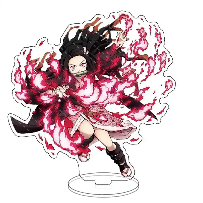 Anime Demon Slayer Acryl-Ständer Kimetsu No Yaiba Figuren Manga Garage Kits Miniaturen Modelle Spielzeug GK Ornamente Dekoration