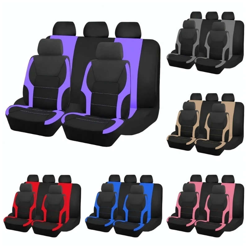 

Deer Print Auto Covers Polyester Fabric Protector Simple Cleaning Vehicle Protectors for Cars & SUVs D7YA